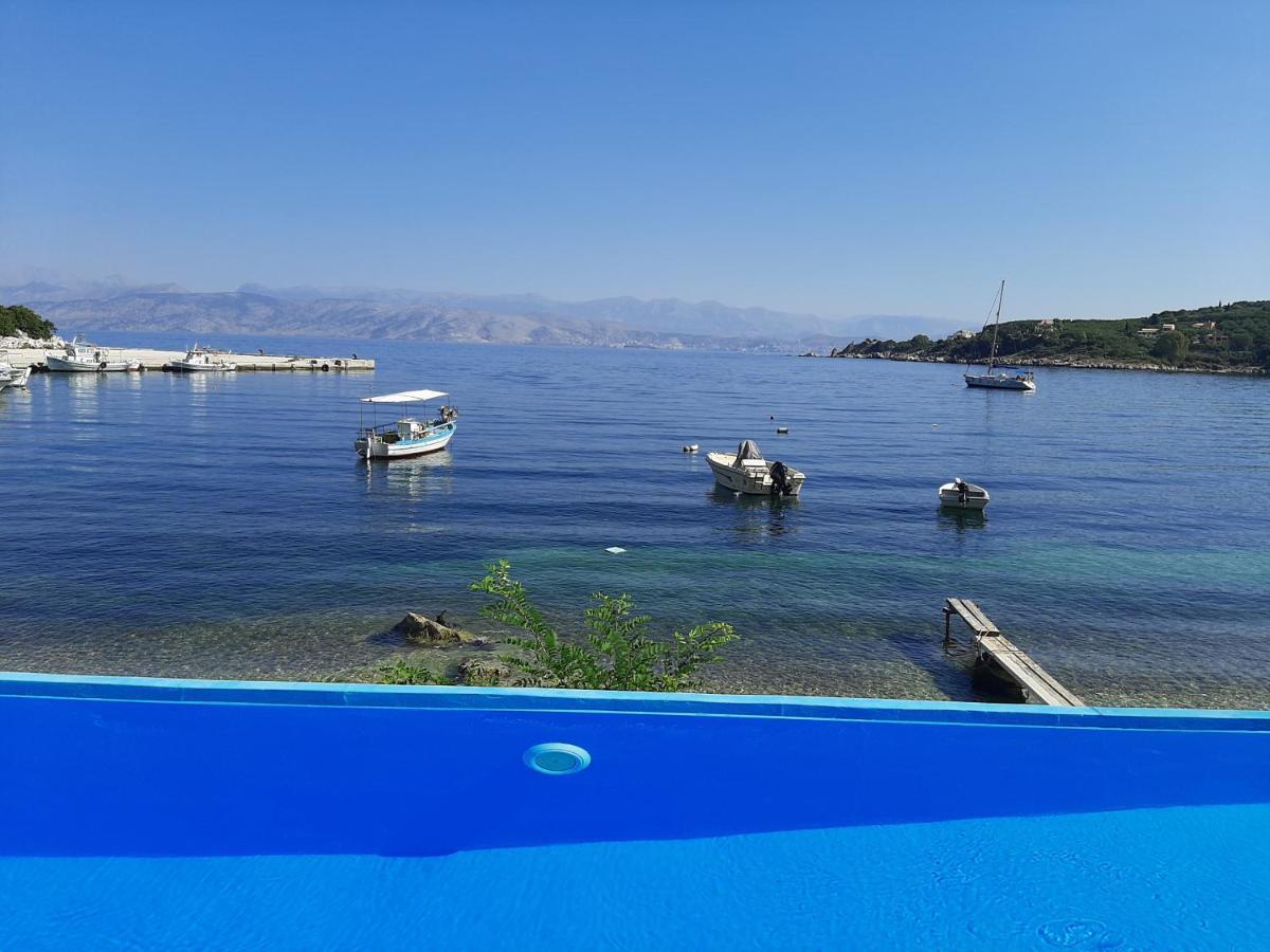 Imerolia Beach Villa Kassiopi Corfu Kültér fotó