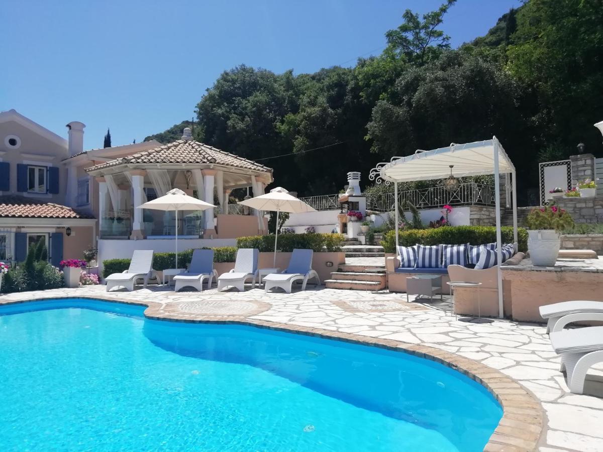 Imerolia Beach Villa Kassiopi Corfu Kültér fotó